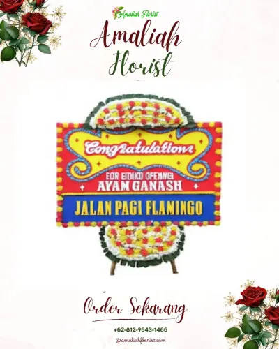 Bunga Papan Congratulation di Ake Kolano